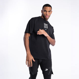 T-shirt Boxraw HRDR FSTR SMTR Oversize Black