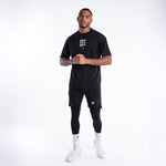 T-shirt Boxraw HRDR FSTR SMTR Oversize Black