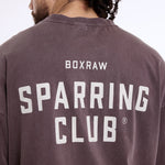 T-shirt Boxraw Sparring Club Oversize Brown