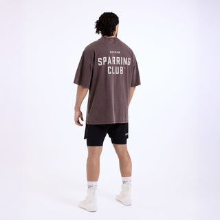 T-shirt Boxraw Sparring Club Oversize Brown