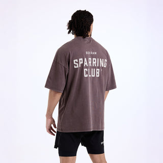 T-shirt Boxraw Sparring Club Oversize Brown