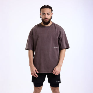 T-shirt Boxraw Sparring Club Oversize Brown