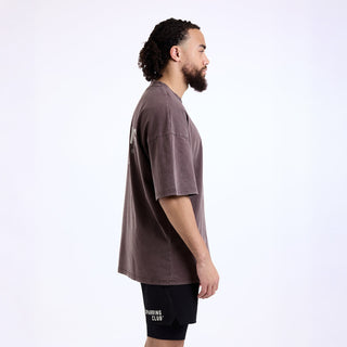 T-shirt Boxraw Sparring Club Oversize Brown