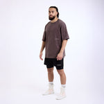 T-shirt Boxraw Sparring Club Oversize Brown