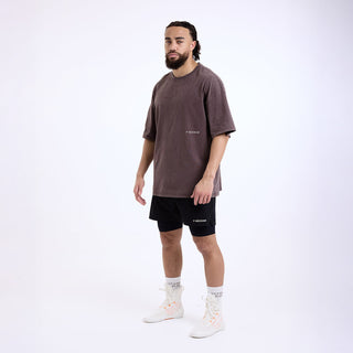 T-shirt Boxraw Sparring Club Oversize Brown