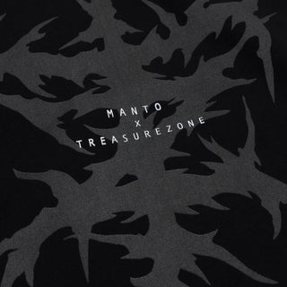 T-shirt oversize Manto Treasure Zone Black