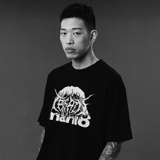 T-shirt oversize Manto Treasure Zone Black