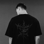 T-shirt oversize Manto Treasure Zone Black