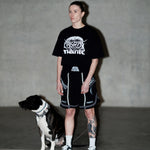 T-shirt oversize Manto Treasure Zone Black