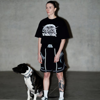 T-shirt oversize Manto Treasure Zone Black