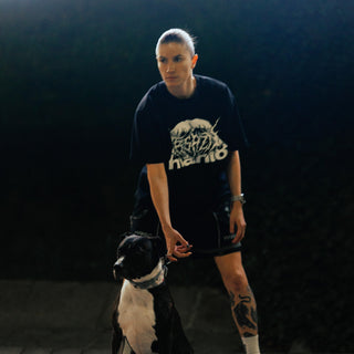 T-shirt oversize Manto Treasure Zone Black