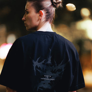 T-shirt oversize Manto Treasure Zone Black