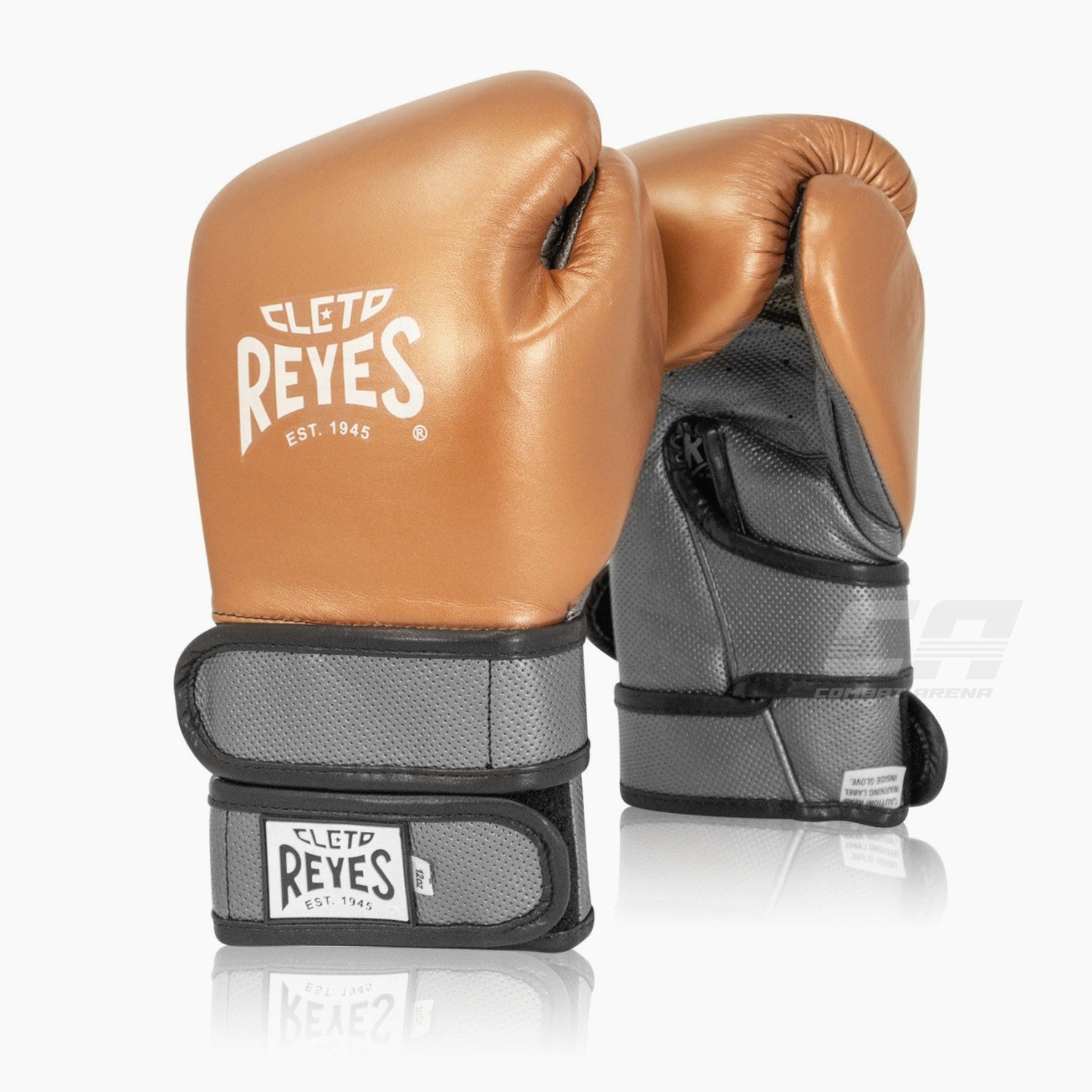 Boxing gloves Cleto Reyes Hero Double Loop CE5 Bronze -  –  Combat Arena