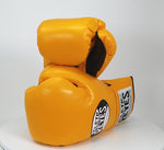Boxing gloves Cleto Reyes Professional CB2 Yellow with laces