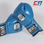Boxing gloves Cleto Reyes Traditional Training CE4 Blue-black with laces