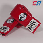 Boxing gloves Cleto Reyes Safetec CB4 Red-black with laces