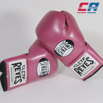 Boxing gloves Cleto Reyes Professional CB2 Pink-black with laces