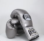 Boxing gloves Cleto Reyes Professional CB2 Platinum with laces