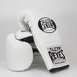 Boxing gloves Cleto Reyes Safetec CB4 White with laces
