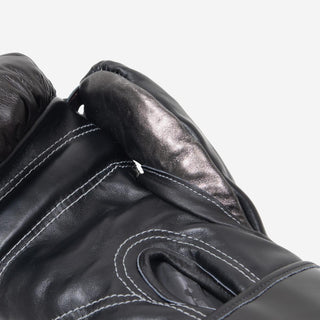 Boxing gloves Di Nardo with velcro 16 Oz Brown-black-silver 