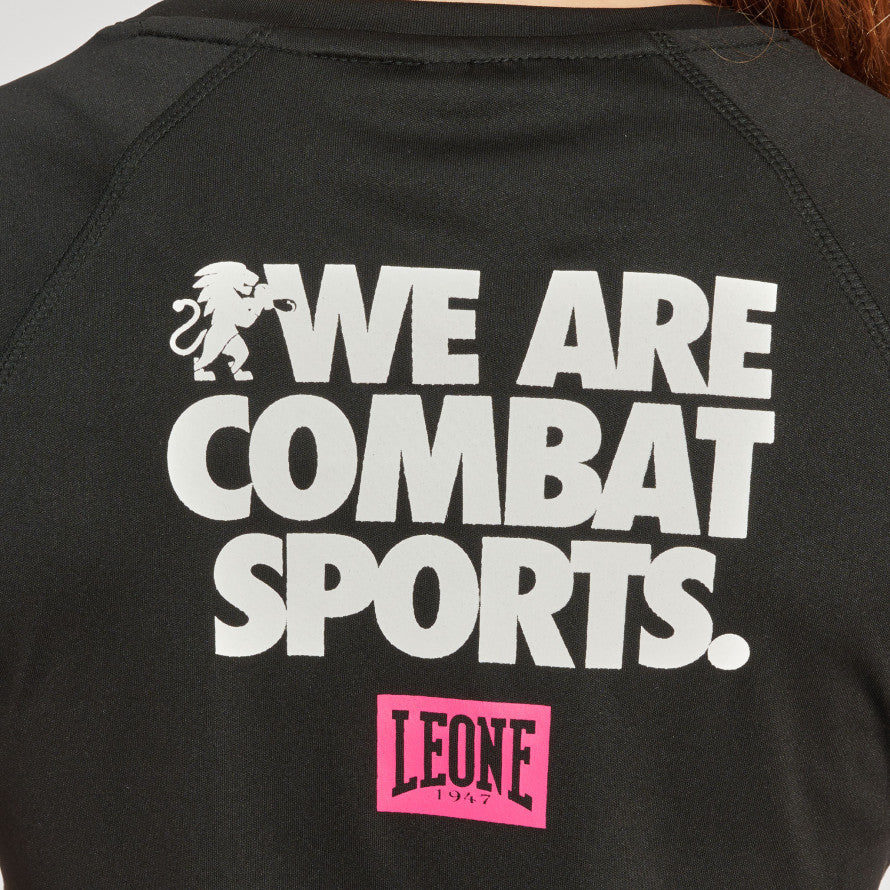 T-shirt donna Leone Logo Wacs ABX144-Combat Arena