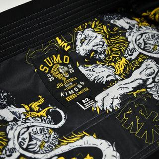 BJJ Gi Half Sumo Lion Black-Combat Arena