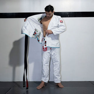 BJJ Gi Half Sumo Tengu White-Combat Arena