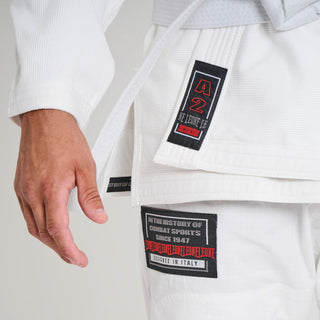 BJJ Gi Leone AB403 Bianco-Combat Arena