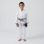 BJJ Gi child Kingz Kore V2 IBJJF White 