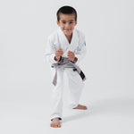 BJJ Gi child Kingz Kore V2 IBJJF White 