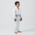BJJ Gi child Kingz Kore V2 IBJJF White 