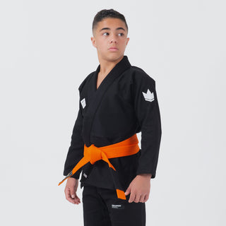 BJJ Gi child Kingz Kore V2 IBJJF Black 
