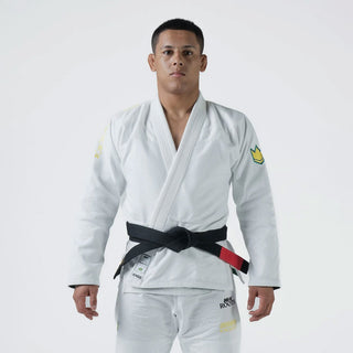BJJ Gi Kingz MI-K Roots IBJJF White 