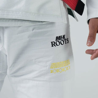 BJJ Gi Kingz MI-K Roots IBJJF White 