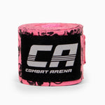 Bendaggi Fasce mani Combat Arena Pink Skulls 4.5 metri-Combat Arena