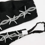 Hand wraps  3.5 m Leone IUTER Barbed Wire AB705IU Black-Combat Arena