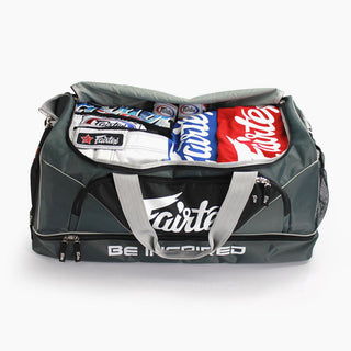Sports bag from gym Fairtex BAG2 Gray-black 