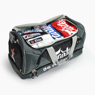 Sports bag from gym Fairtex BAG2 Gray-black 