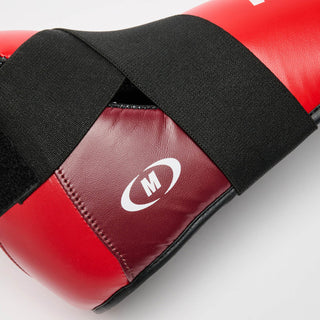 Calzari parapiedi Leone WAKO CL167 Rosso-Combat Arena