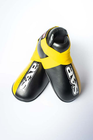 Scarpe SAP Fighting Style Raptor – Nero/Giallo Per Kickboxing, Light Contact E Point Fighting