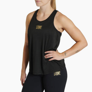 Tank top woman Leone DNA ABX729 Black 