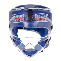 Headgear with visor Masters WAKO Blue 