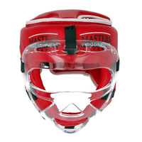 Headgear with visor Masters WAKO Red 