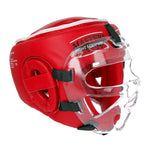 Headgear with visor Masters WAKO Red 