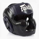Headgear Fairtex Diagonal Vision Sparring HG13 Black-blue 