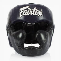 Headgear Fairtex Diagonal Vision Sparring HG13 Black-blue 