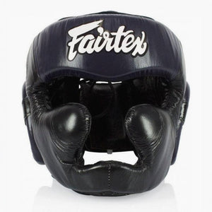 Headgear Fairtex Diagonal Vision Sparring HG13 Black-blue 