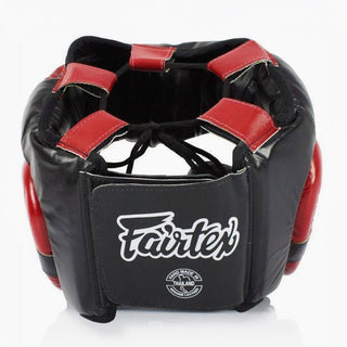 Headgear Fairtex Diagonal Vision Sparring HG13 Black-red 