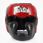 Headgear Fairtex Diagonal Vision Sparring HG13 Black-red 