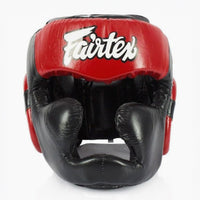 Headgear Fairtex Diagonal Vision Sparring HG13 Black-red 